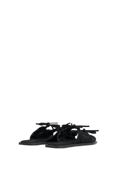 ACCESSOIRES Adele Sandale Schwarz Begrenzte Freigabe