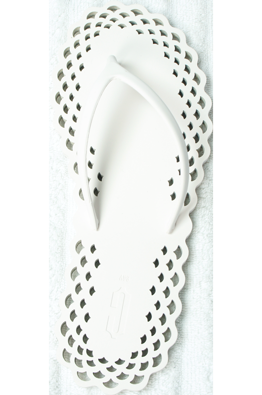 ACCESSOIRES Doily Flipflop Weiß JETZT KAUFEN
