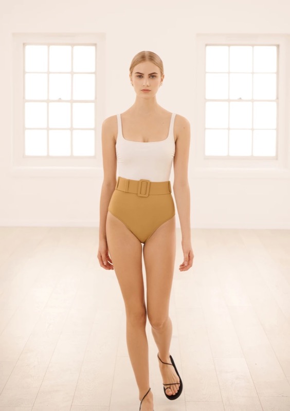 NEUHEITEN Cassandra Bügel Badeanzug Creme/Sand Bis zu 55% Rabatt