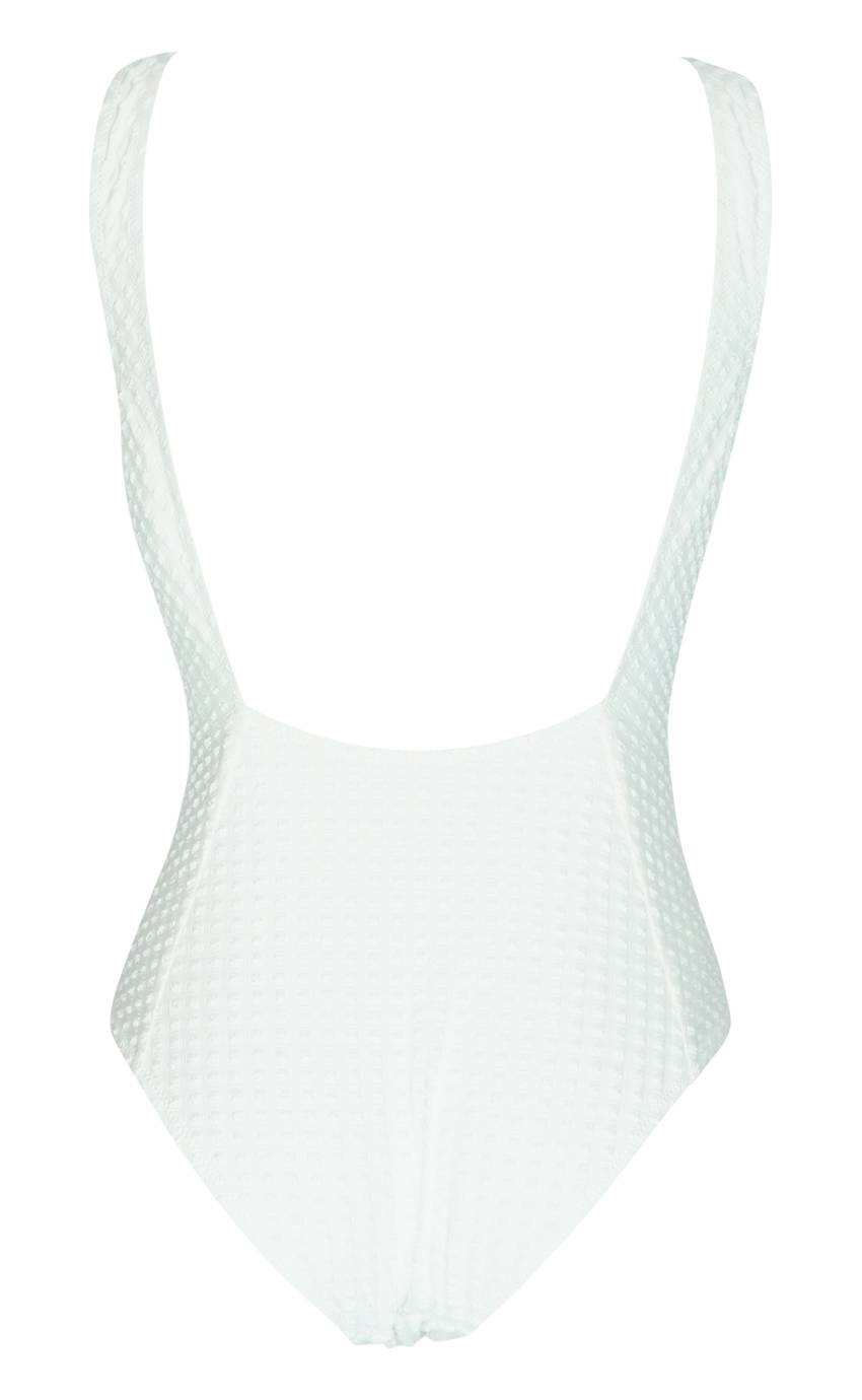 NEUHEITEN Cora Padded Bügel Badeanzug Weiß Kostenloser Versand international