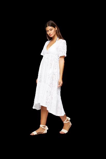 NEUHEITEN Island White Midi Tunika Verkauf