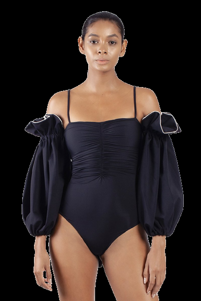 NEUHEITEN Carmela Badeanzug Schwarz Begrenztes Angebot
