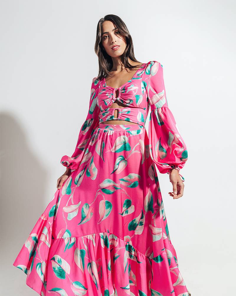 NEUHEITEN Pandola Cut-Out Kleid Pink Black Friday