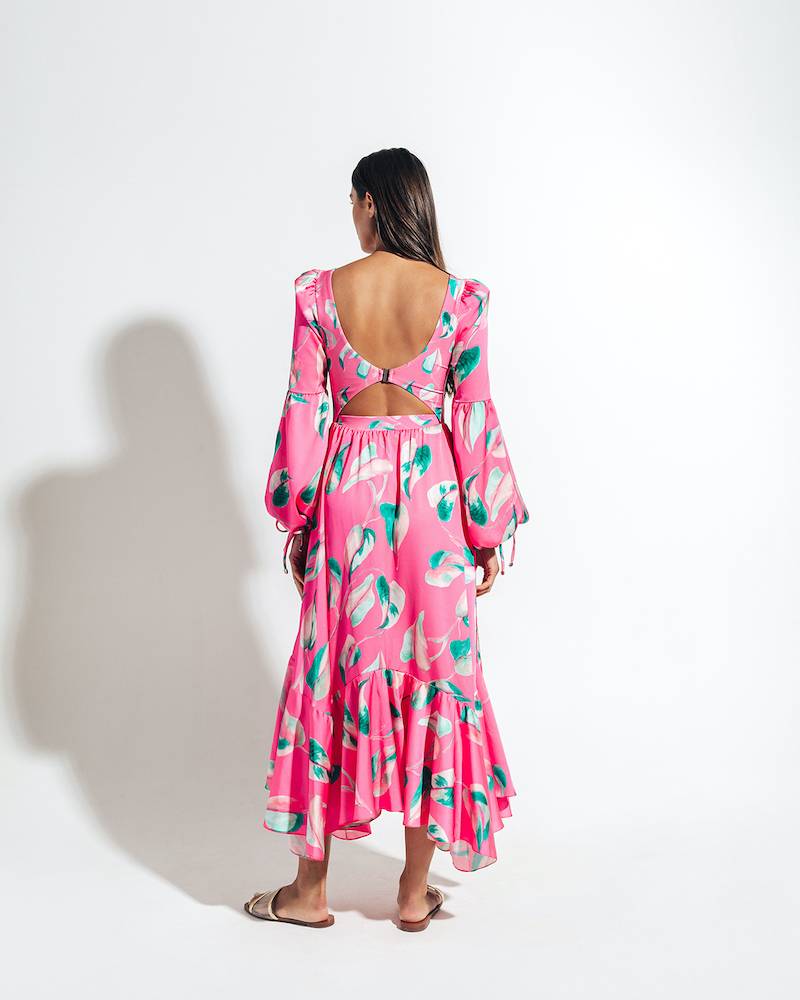 NEUHEITEN Pandola Cut-Out Kleid Pink Black Friday