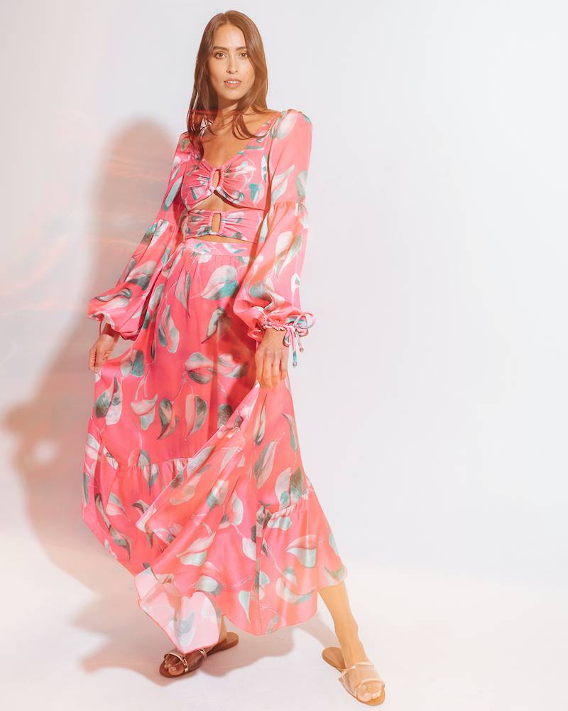NEUHEITEN Pandola Cut-Out Kleid Pink Black Friday