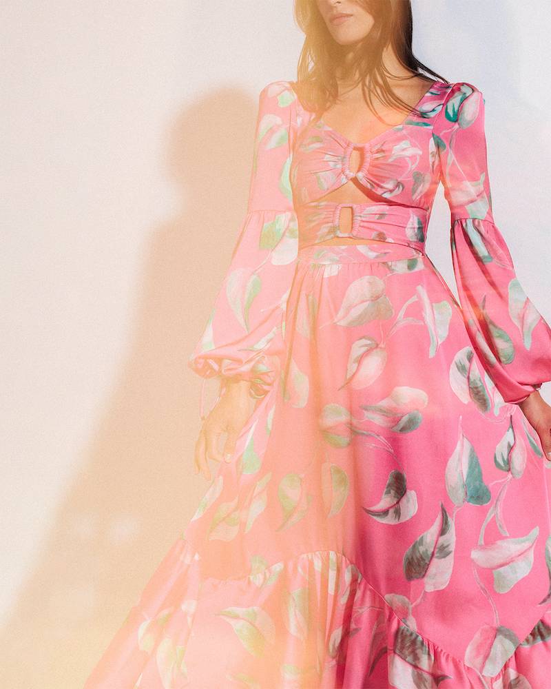 NEUHEITEN Pandola Cut-Out Kleid Pink Black Friday