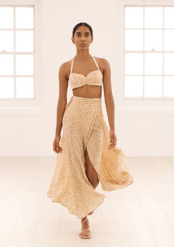 RESORTWEAR Milu Wickelrock Dotty Sand Sonderangebote