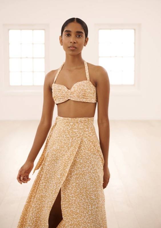 RESORTWEAR Milu Wickelrock Dotty Sand Sonderangebote