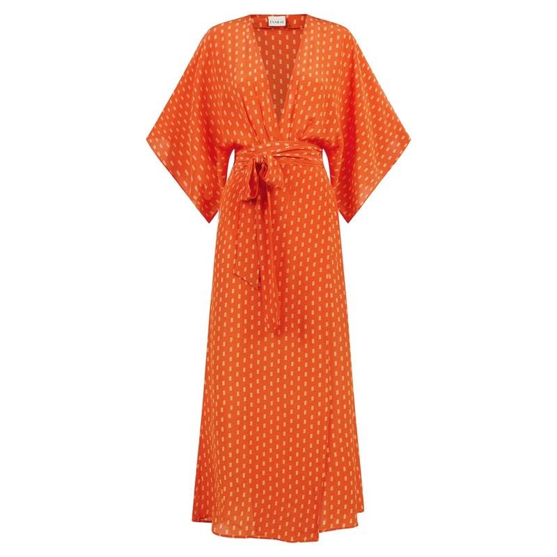 RESORTWEAR Modica Wickelkleid aus Seide Neueste Stile