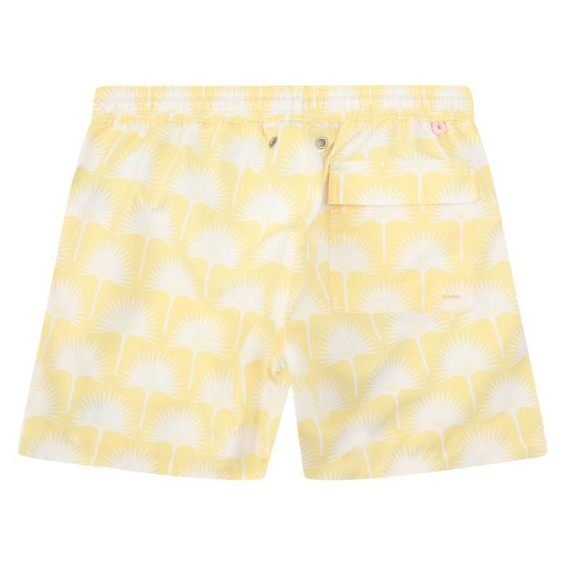 HERREN Badehose Palme in gelb Im Verkauf
