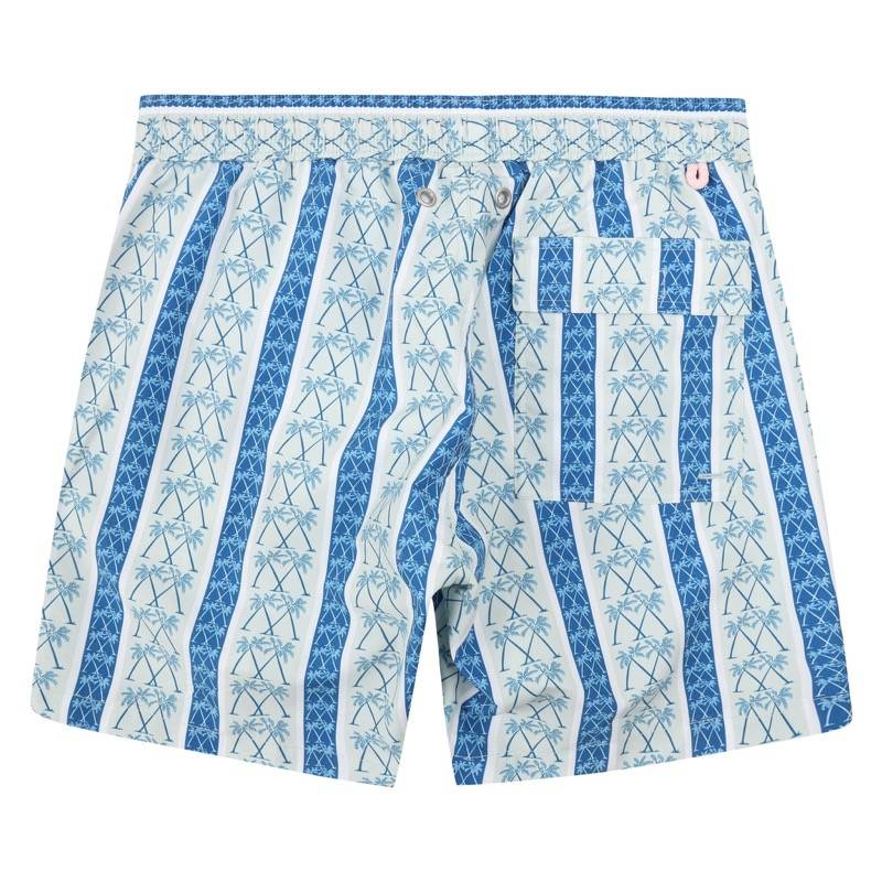 HERREN Badehose mit Streifen in blau Angebote