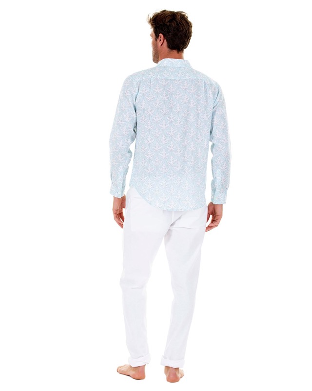 HERREN Leinenhemd Papaya grau Hotsell
