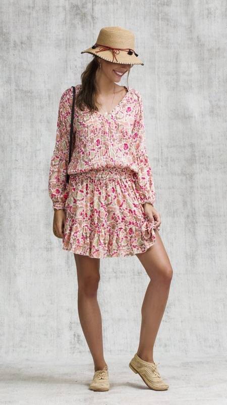 SALE Ilona Minikleid in Pink Yvonne Saisonschlussverkauf
