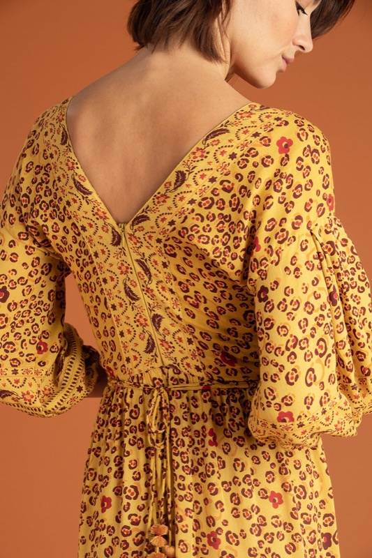 SALE Mia Maxikleid Gelb Top Angebot