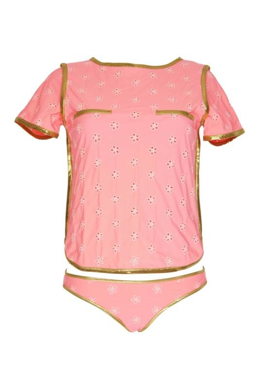 SALE Surfrider Beach Top mit Bikini Slip Coral Online Outlet