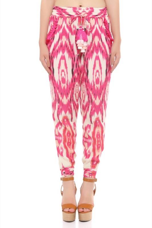 RESORTWEAR Ikat Hose in Pink mit Quasten Discount Store für neue Produkte