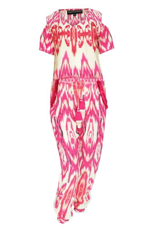 RESORTWEAR Ikat Hose in Pink mit Quasten Discount Store für neue Produkte