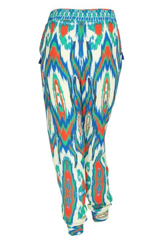 RESORTWEAR Ikat Hose in Grün mit Quasten Super Rabatt