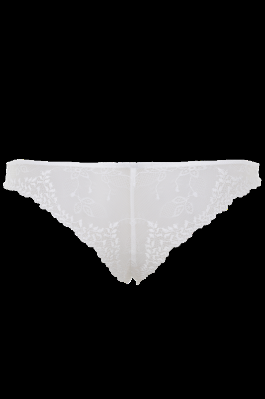 LINGERIE Acapulco String aus Spitze in Off-White Speichern exportieren