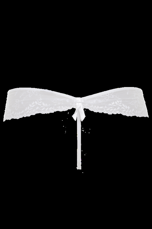 LINGERIE Amalfi G-String aus Spitze in Off-White Black Friday Preise