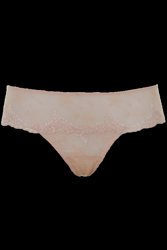 LINGERIE Amalfi G-String aus Spitze in Puder