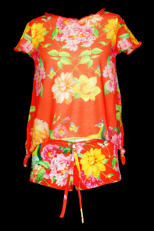 KINDER Baby T-Shirt Pavone in rot Vatertagsangebot
