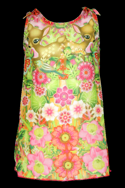 KINDER Baby Kleid Bambi in pink Valentinstagsangebot
