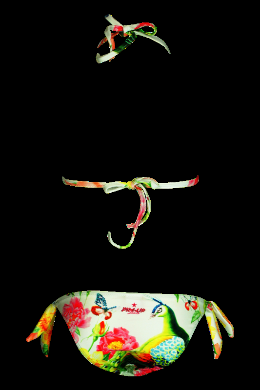 KINDER Baby Bikini Pavone in weiß Letzter Tag