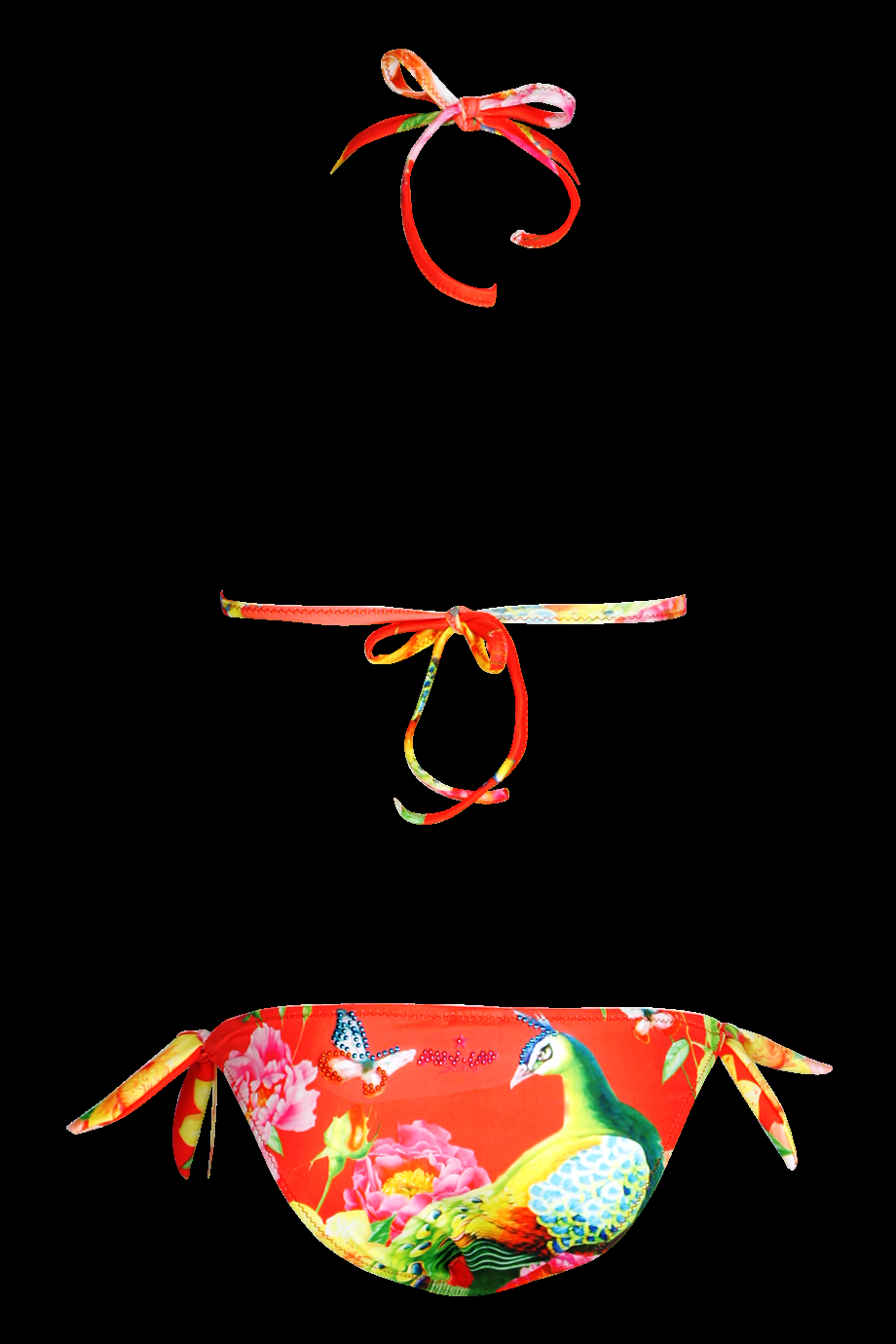 KINDER Baby Bikini Pavone in rot Zeitbegrenzte Promotion