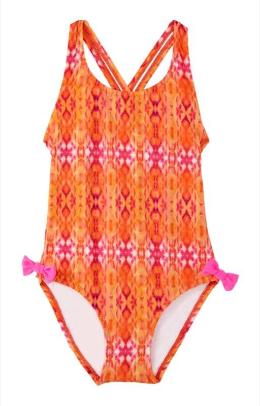 KINDER Girls Clara Badeanzug Coral Print Verkauf