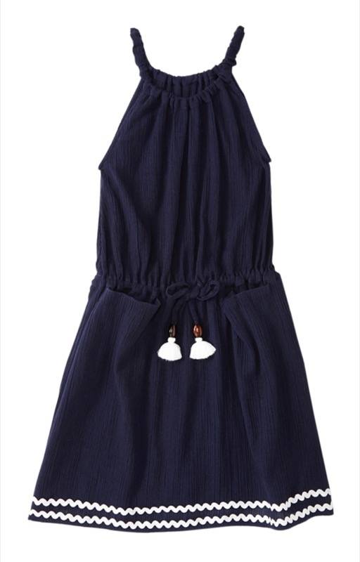 KINDER Girls Grace Kleid Navy