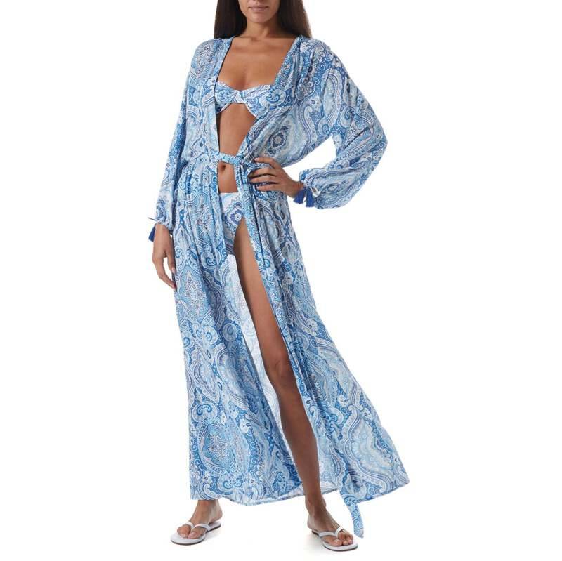 SALE Gabby Mantel Paisley Blue Blitzangebot