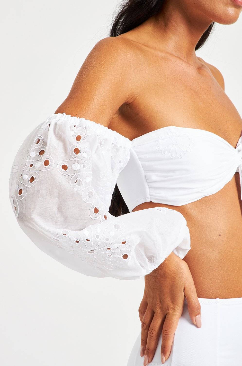 SALE Valentina Padded Bikini Weiß Begrenzte Freigabe