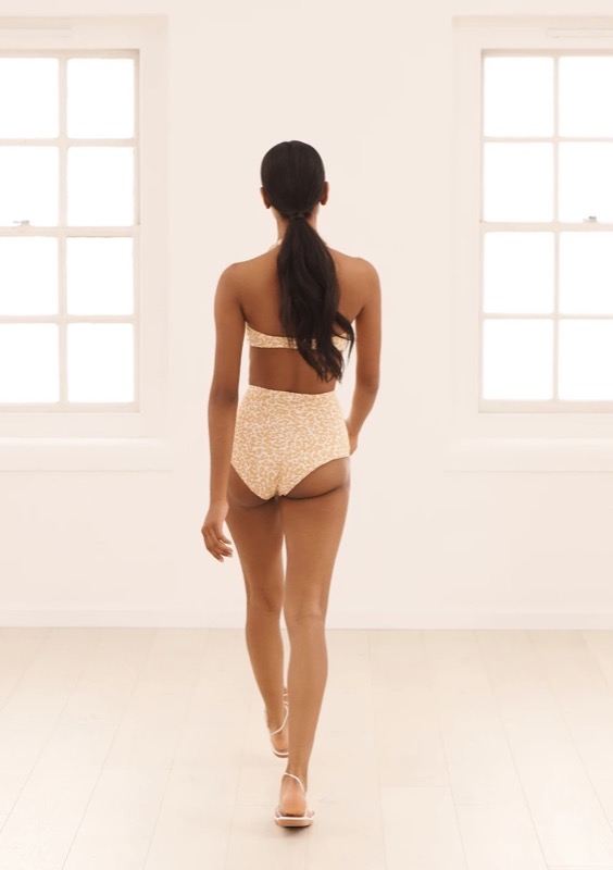 SALE Chiara Padded Bandeau Bikini Dotty Sand Online