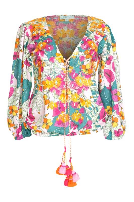 SALE Florale Bluse multi