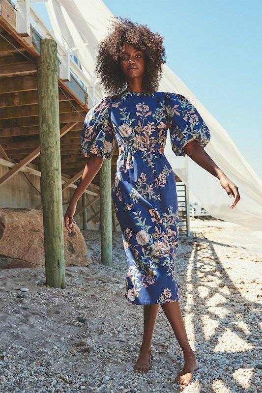 SALE Andrea Kleid Dunkelblau Fabrik Onlineshop