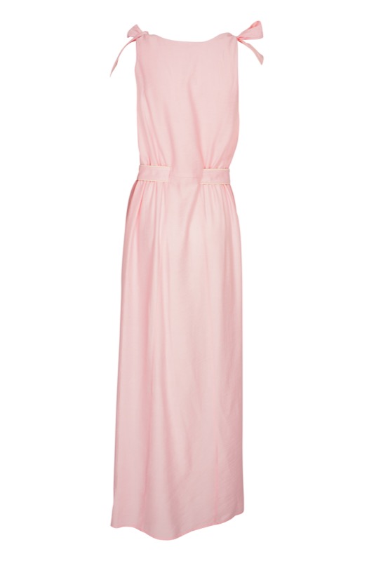 SALE Piped Luxe Maxikleid Rosa Black Friday