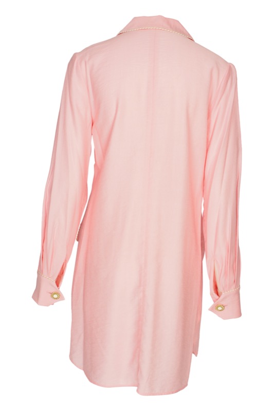 SALE Piped Luxe Minikleid Rosa Weihnachtsangebot