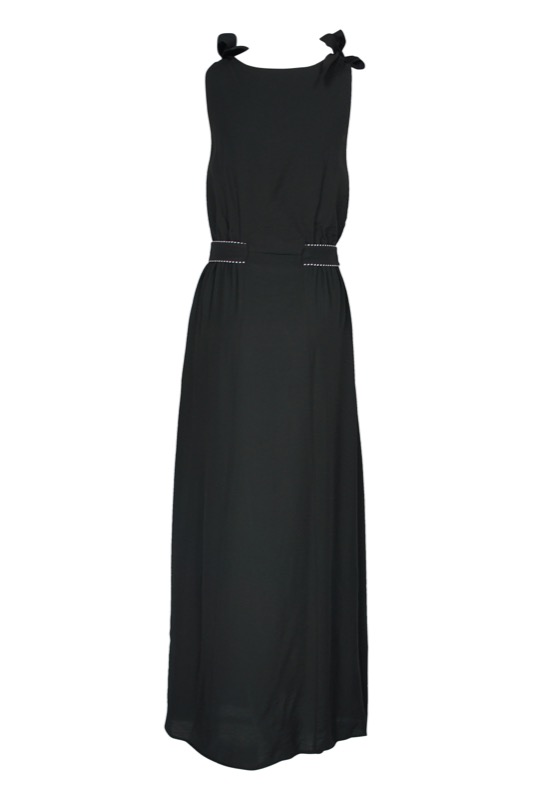 SALE Piped Luxe Maxikleid schwarz Saisonale Angebote