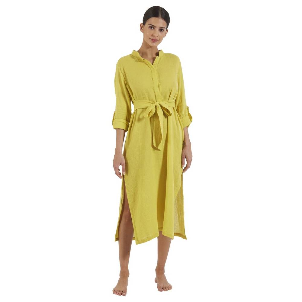 SALE Oku Kaftan Gelb Vierteljährliche Förderung