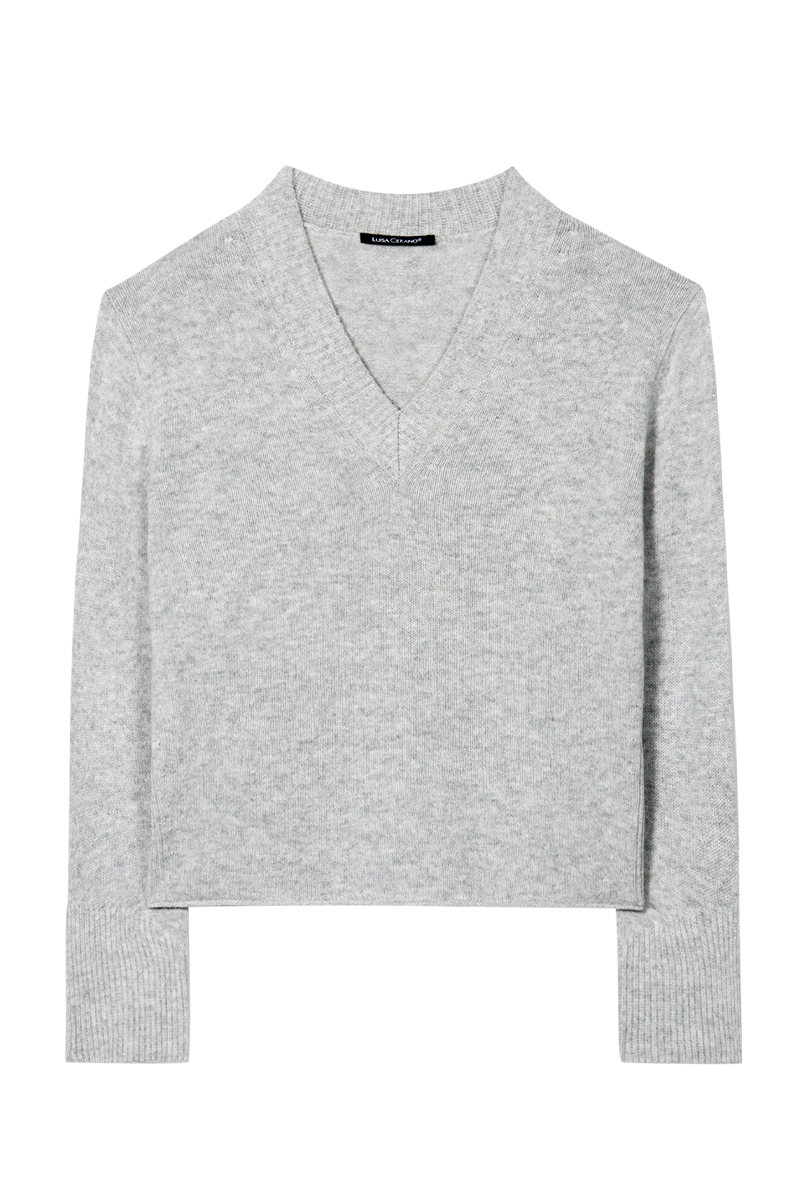 LUISA CERANO V-Pullover aus Kaschmir-Mix von LUISA CERANO Schlussverkauf