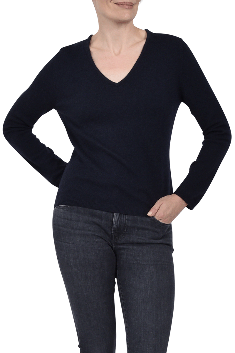 INSIEME V-Ausschnitt-Pullover aus Cashmere von INSIEME Clearance-Verkauf