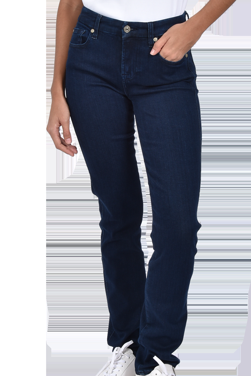 SEVEN for all mankind Kimmie, Straight, Slim Illusion, Dark von Seven Im Verkauf