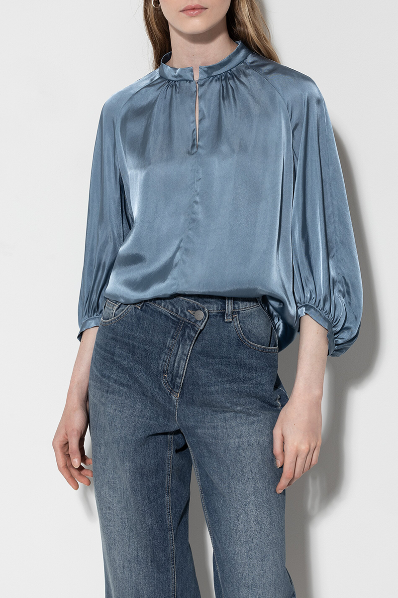 LUISA CERANO Stehkragenbluse mit 3/4-Arm von LUISA CERANO 2025