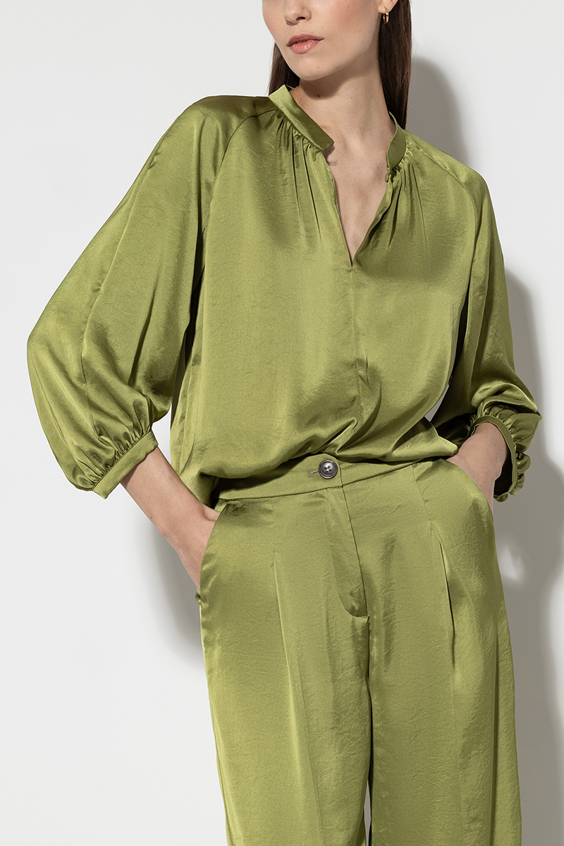 LUISA CERANO Stehkragenbluse mit 3/4-Arm von LUISA CERANO Online