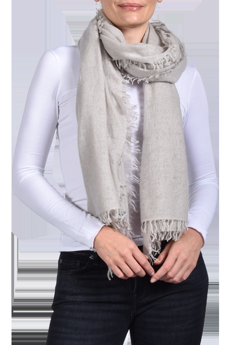 PUR SCHOEN Edles Cashmere-Tuch von PUR SCHOEN, Stone 2 Neueste Stile