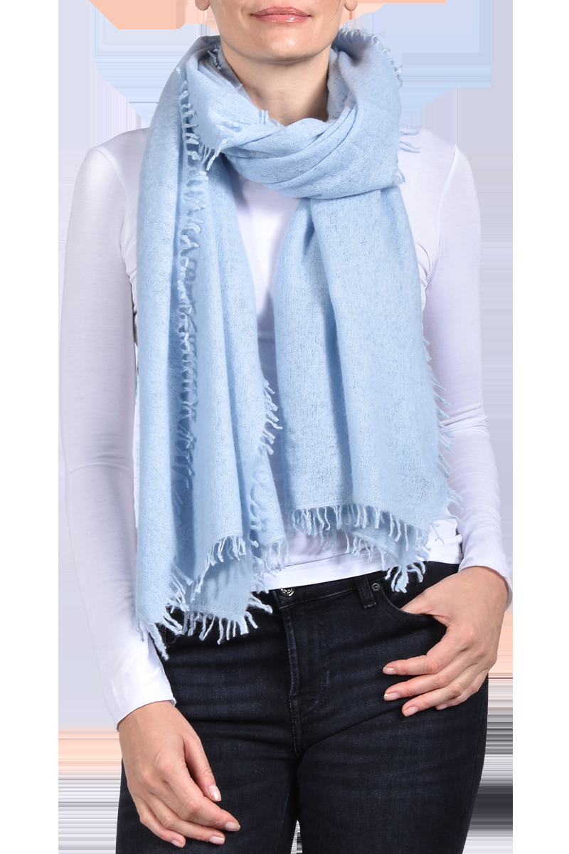 PUR SCHOEN Edles Cashmere-Tuch von PUR SCHOEN, Bleu Bis zu 65% Rabatt