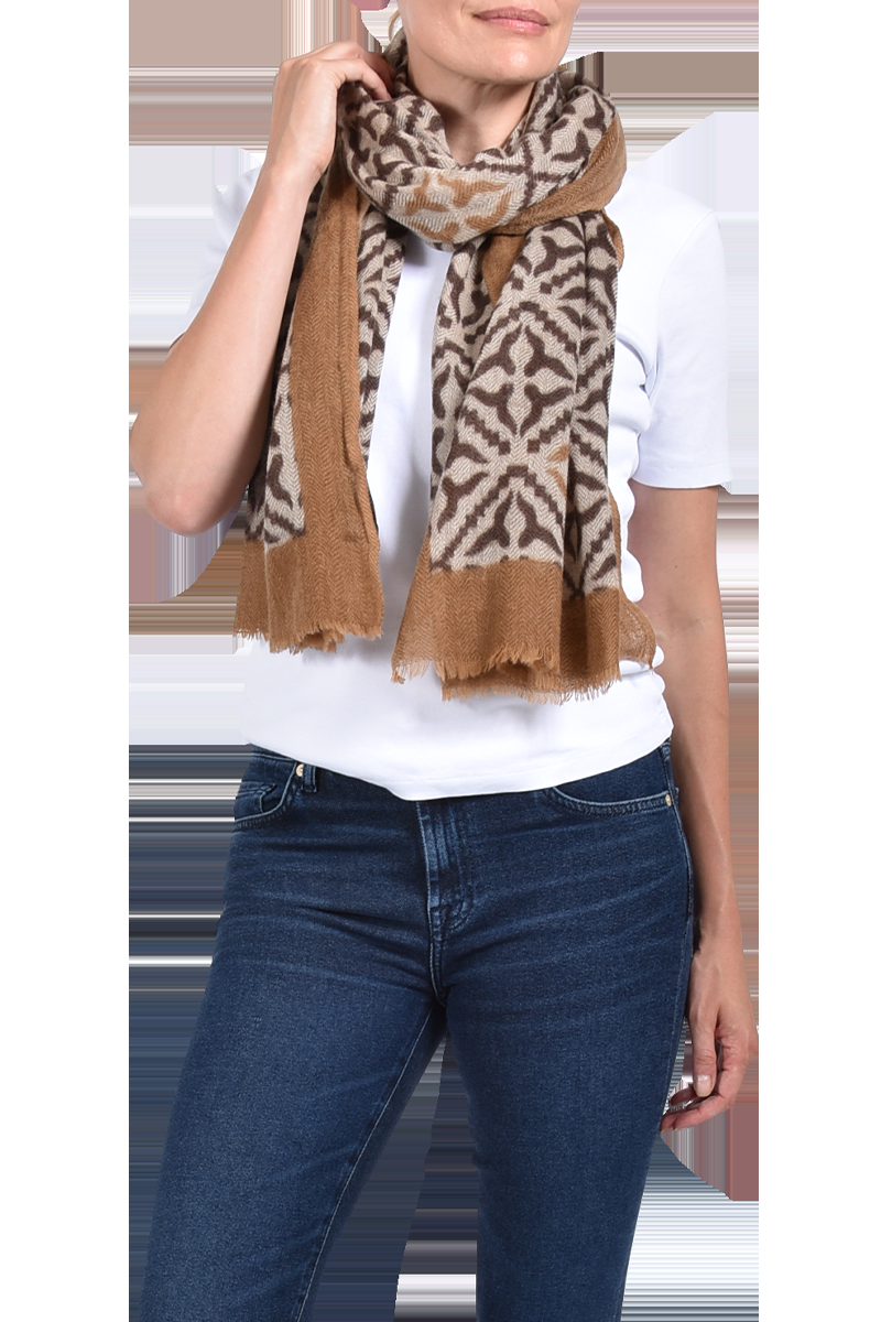 MEL&DAVIS Gemusterter Schal von MEL&DAVIS im Angebot