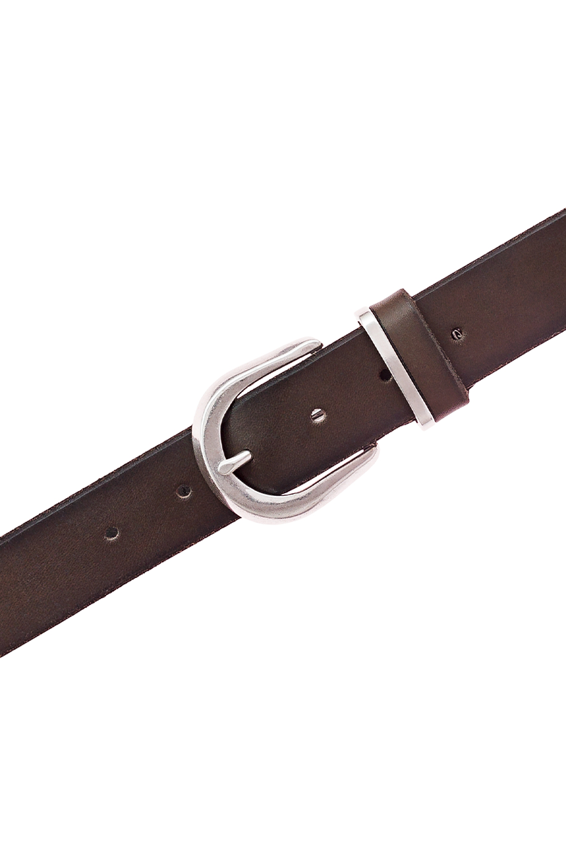 B.BELTS Volledergürtel mit Metallschließe von B.Belt Günstiger Verkauf