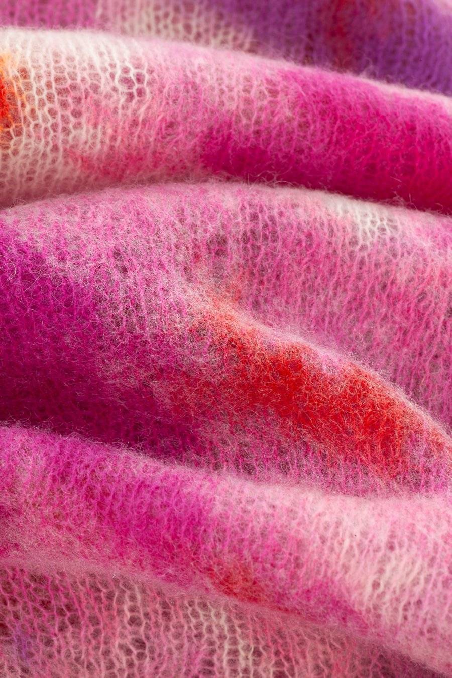 Mouleta Kaschmirschal Ice Dye Print Kostenlose Rückgabe